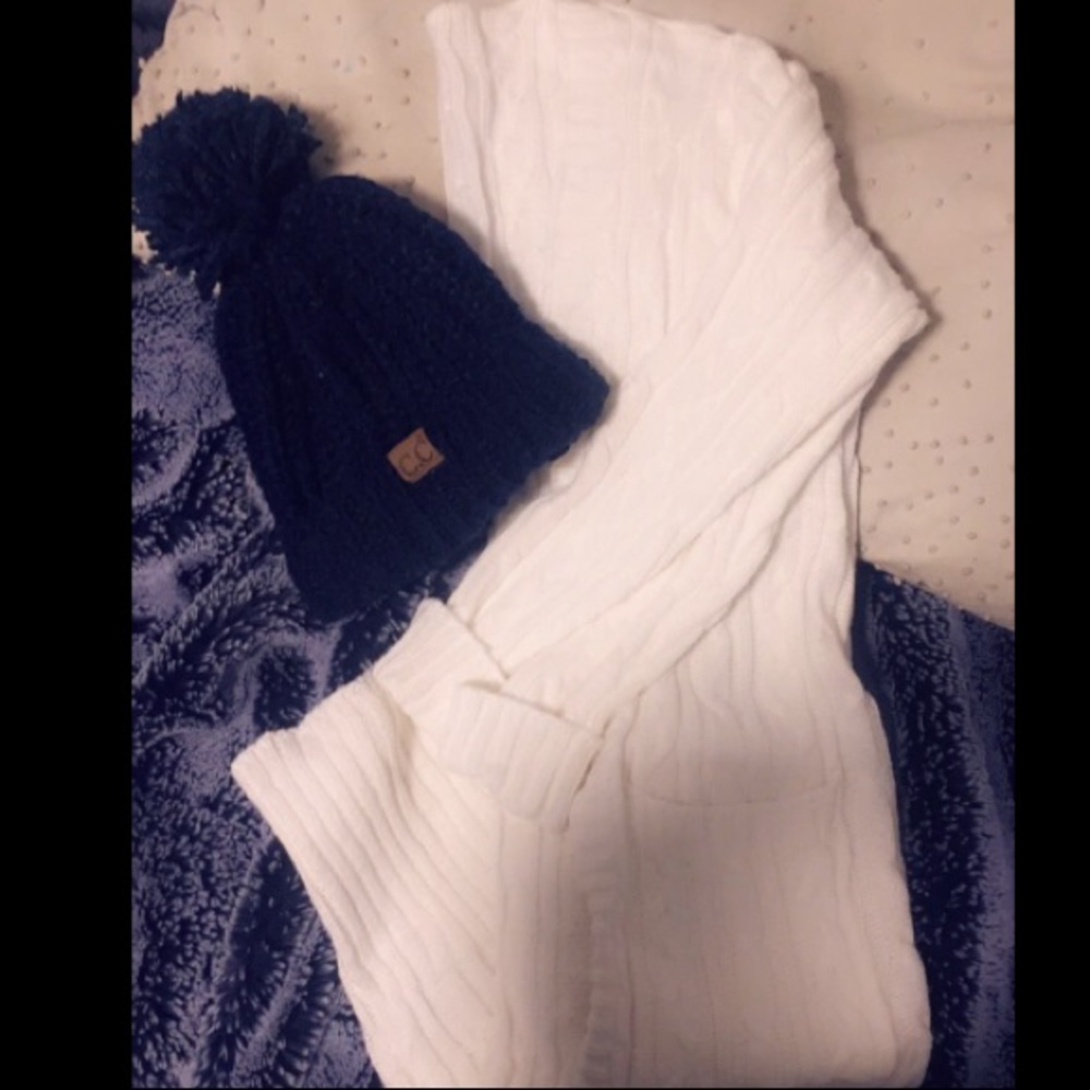 Thick knitted cardigan S/M